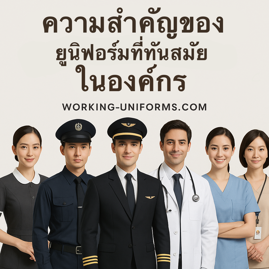 ความสำคัญของชุดยูนิฟอร์มที่ทันสมัยในองค์กร