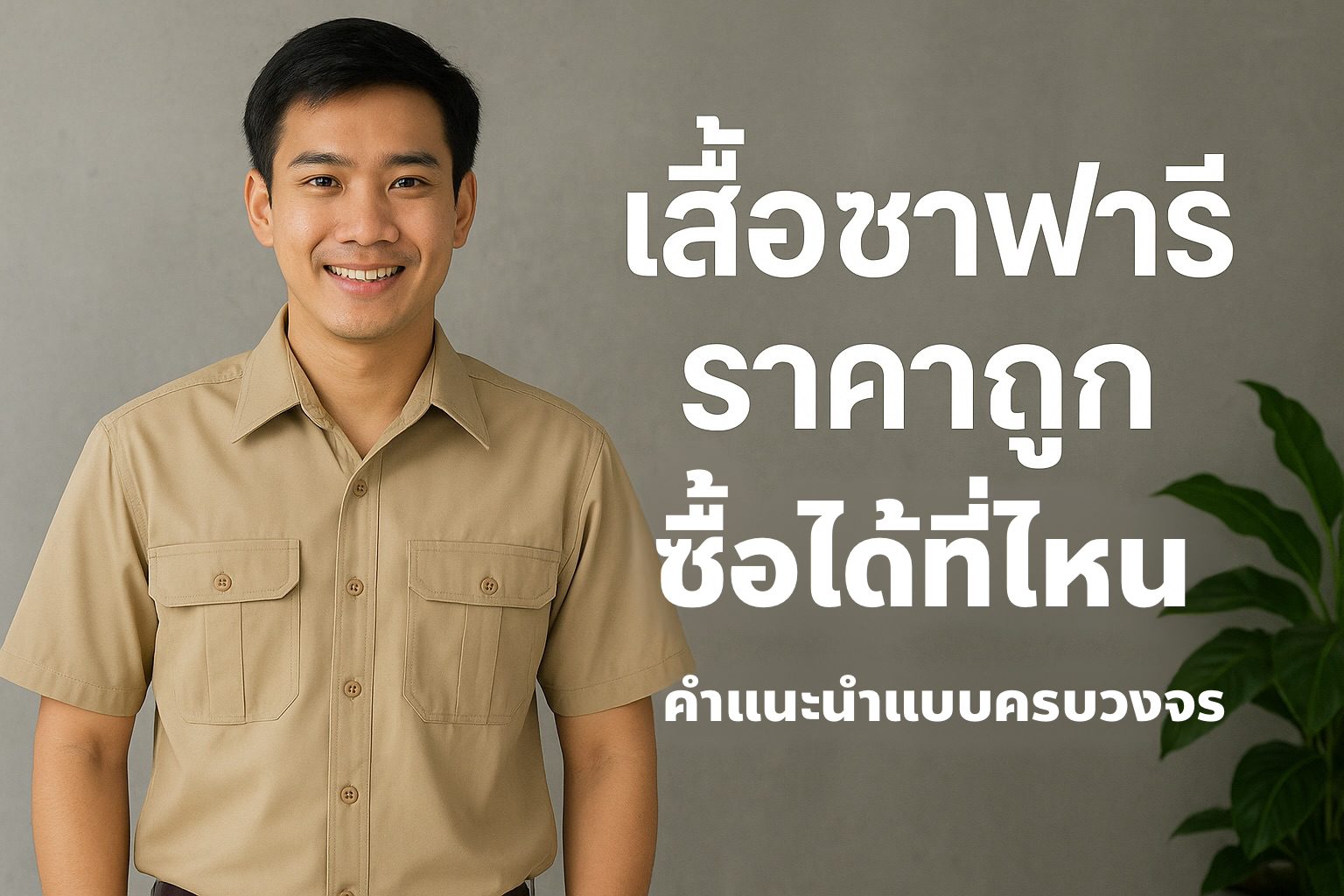 เสื้อซาฟารีราคาถูกซื้อได้ที่ไหน? คำแนะนำแบบครบวงจร