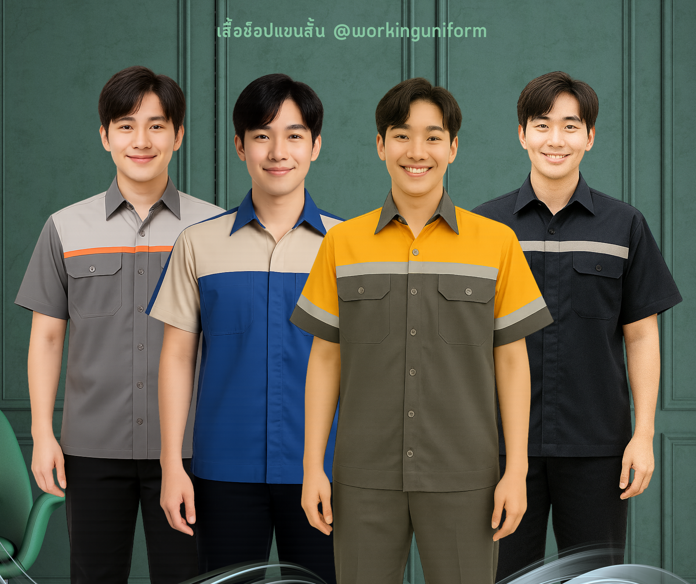 เสื้อช็อปแขนสั้น