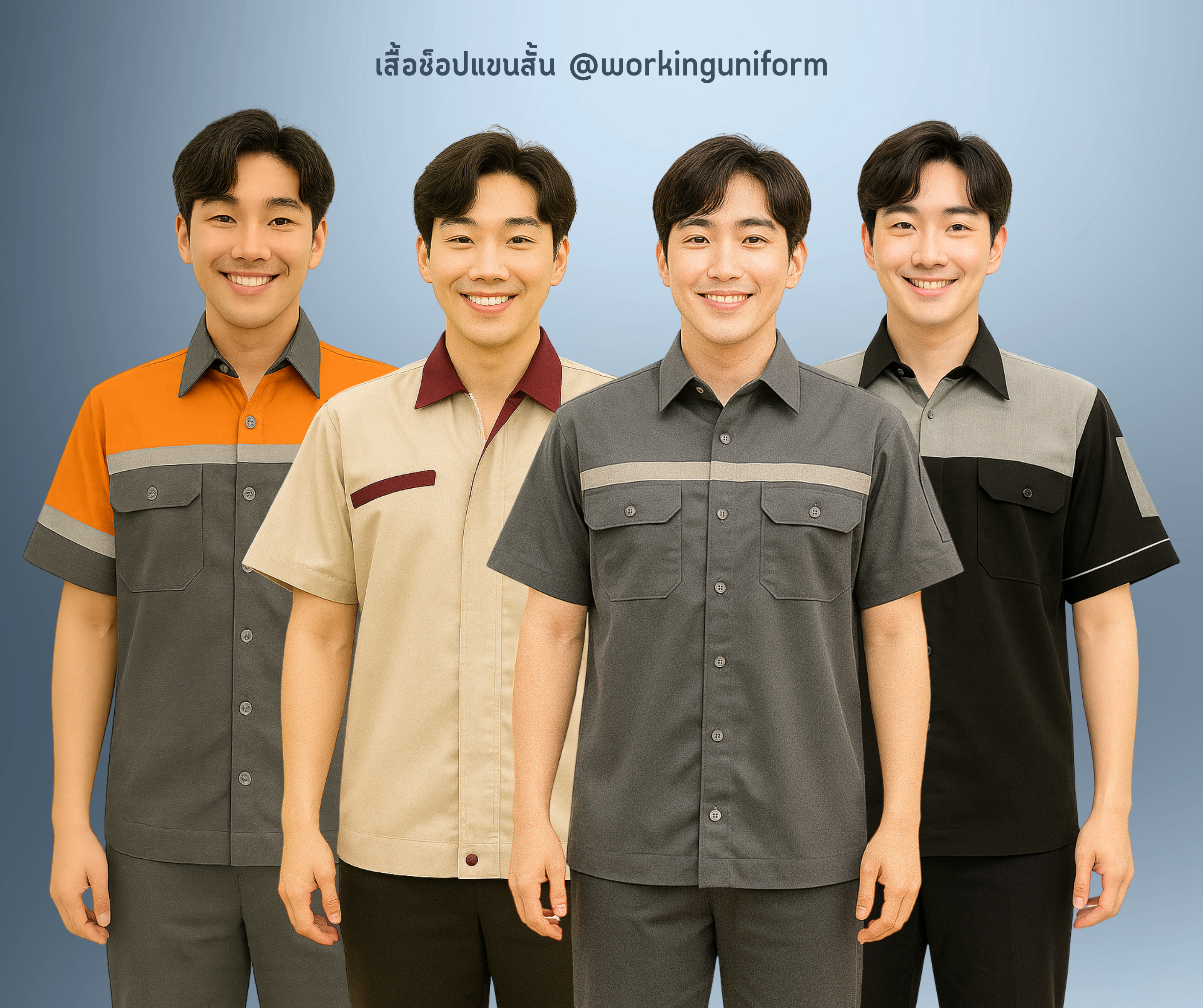 เสื้อช็อปแขนสั้น