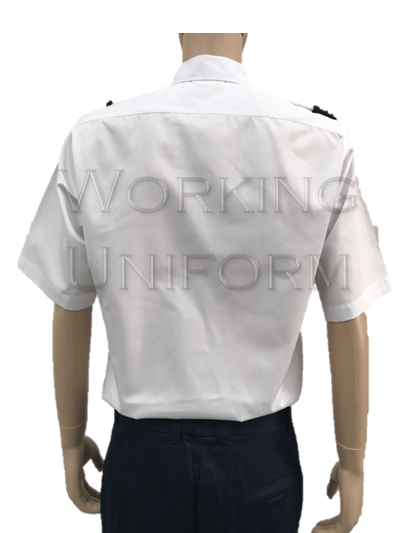 เสื้อนักบิน ชายสีขาว แขนสั้น (ไม่รวมบั้ง) ผ้าคอมทวิว IN STOCK เสื้อนักบิน ชายสีขาว แขนสั้น (ไม่รวมบั้ง) ผ้าคอมทวิว IN STOCK