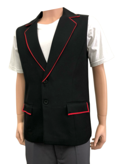 เสื้อกั๊ก สีดำ คลิปแดง IN STOCK เสื้อกั๊ก สีดำ คลิปแดง IN STOCK