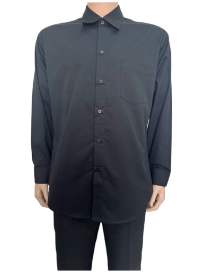 เสื้อเชิ้ตแขนยาวผู้ชาย สีเทาเข้ม IN STOCK เสื้อเชิ้ตแขนยาวผู้ชาย สีเทาเข้ม IN STOCK